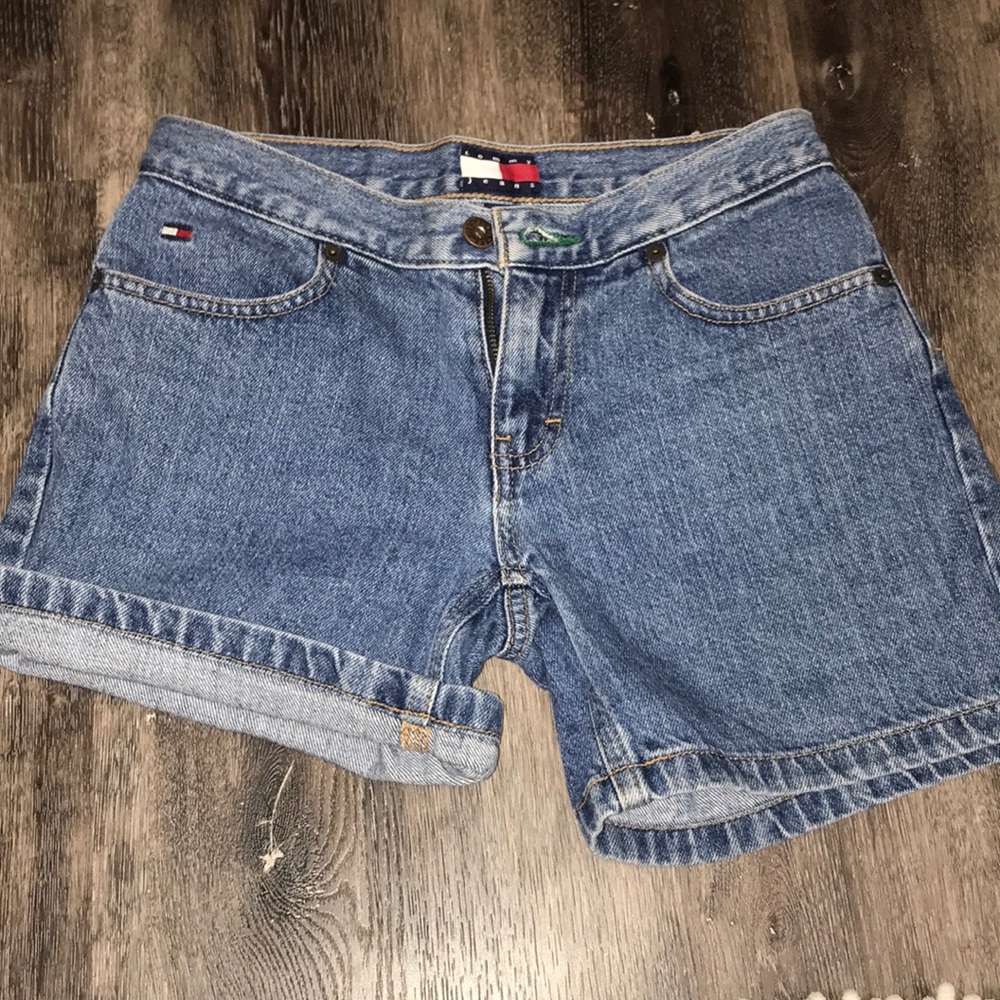 tommy hilfiger denim shorts